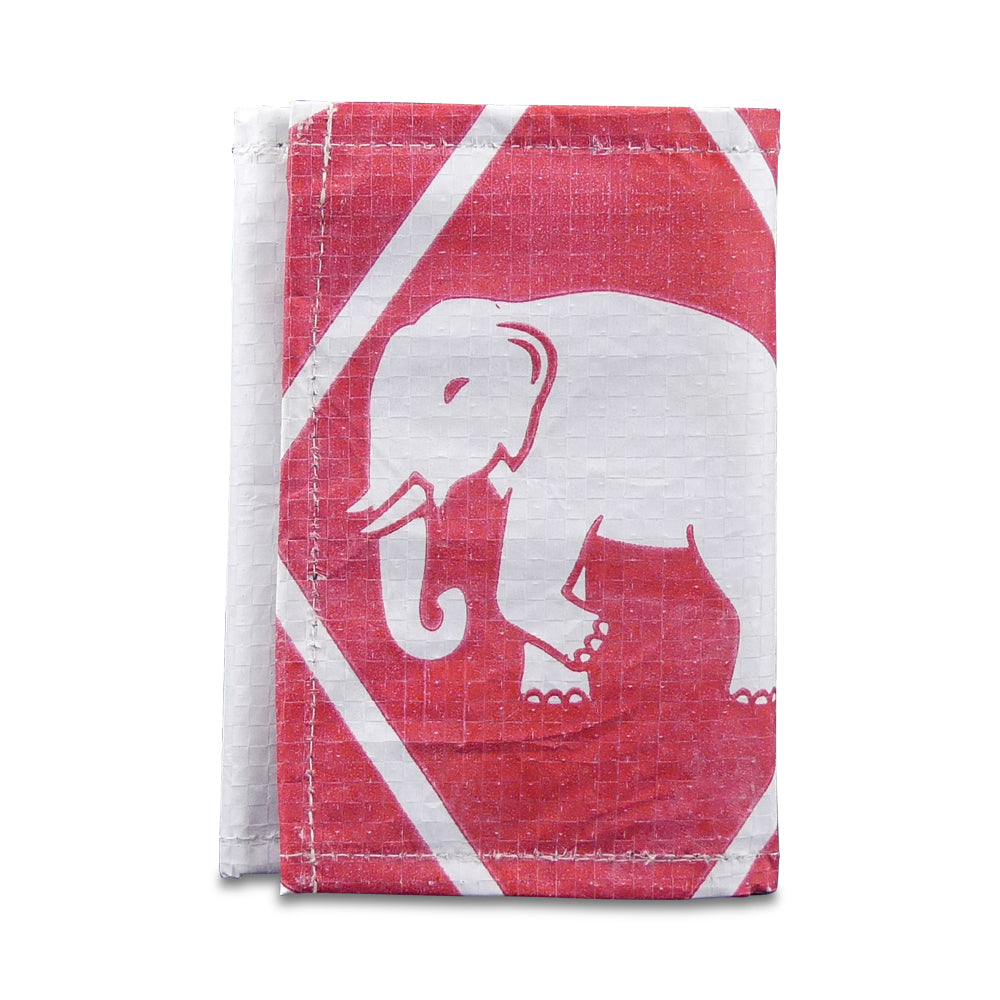 Upcycling Brieftasche Vanna zweifach faltbar aus Zementsack