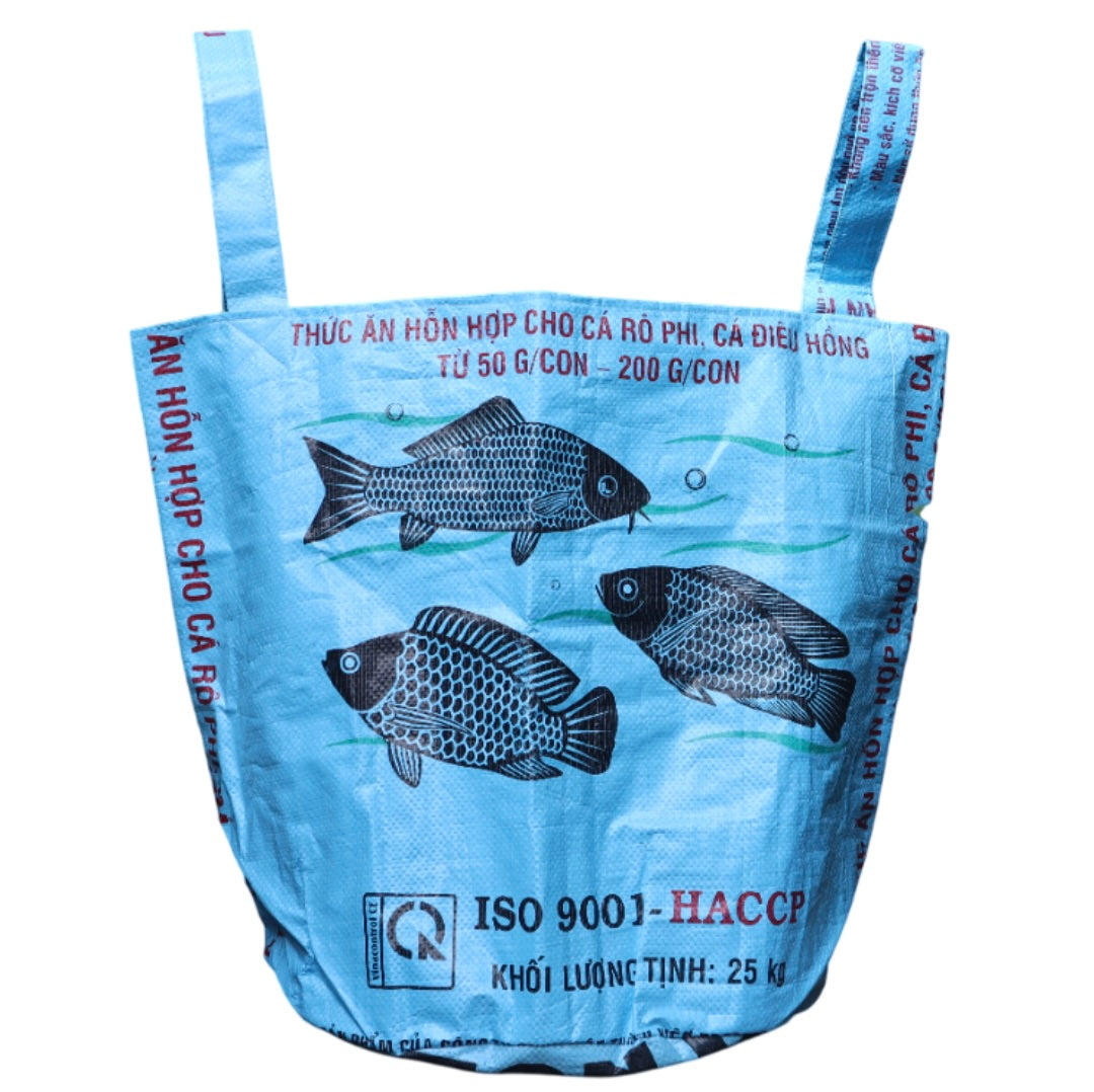 Upcycling Wäschesack Nian aus Zementsack